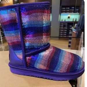 girls sequin uggs